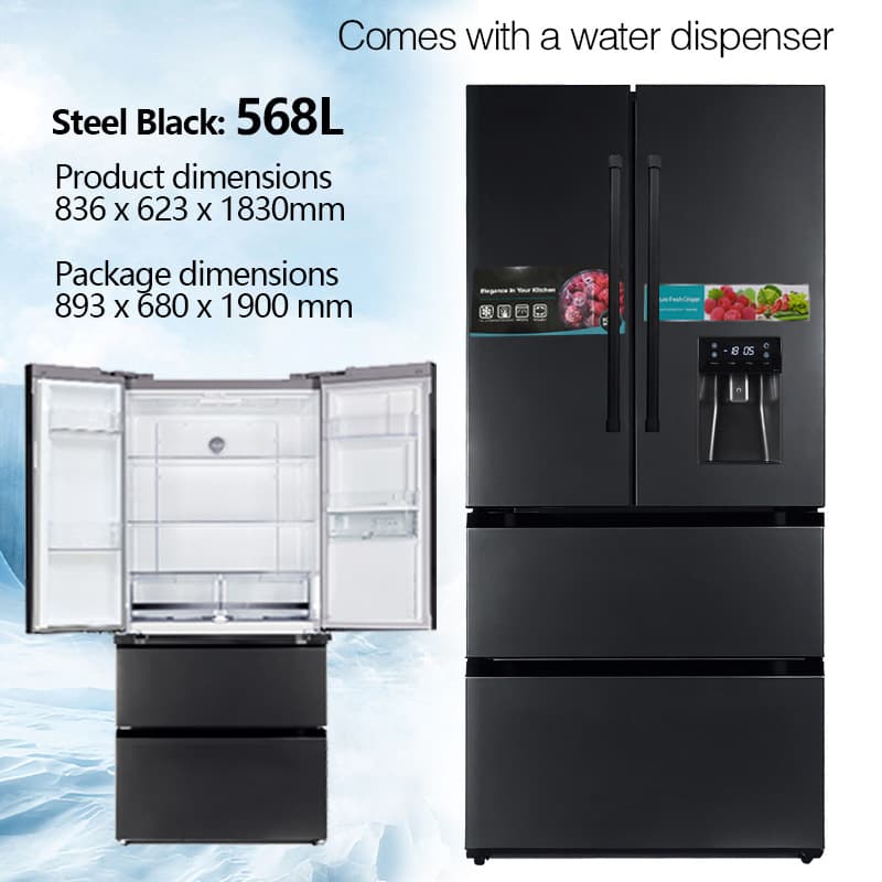 Réfrigérateur multi-portes 568 L (noir)