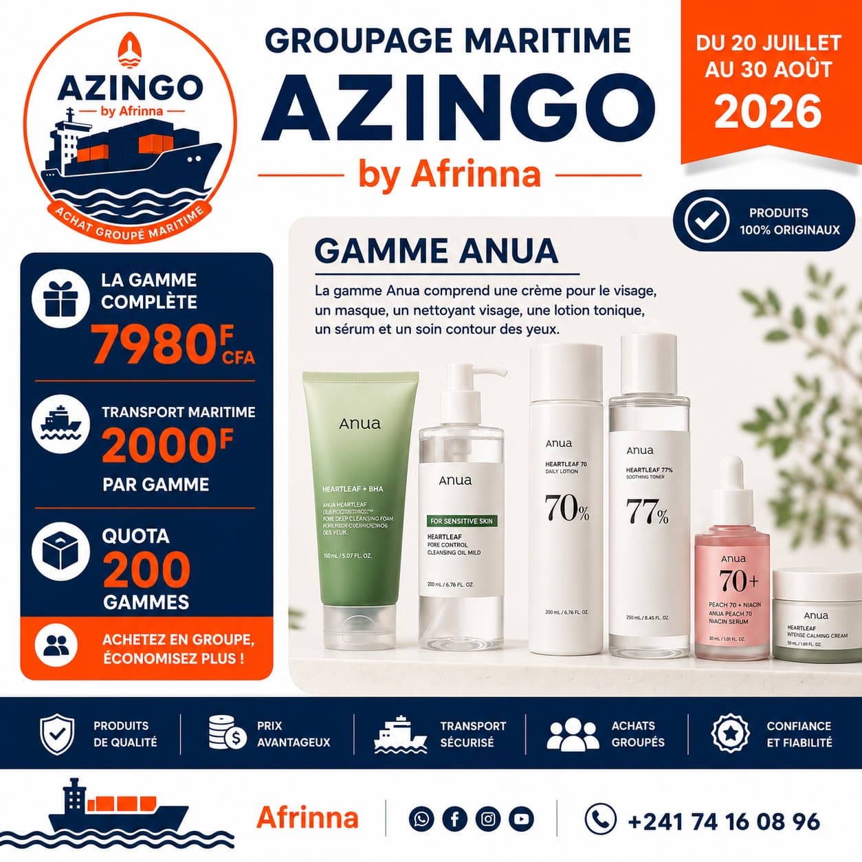 Gamme Anua